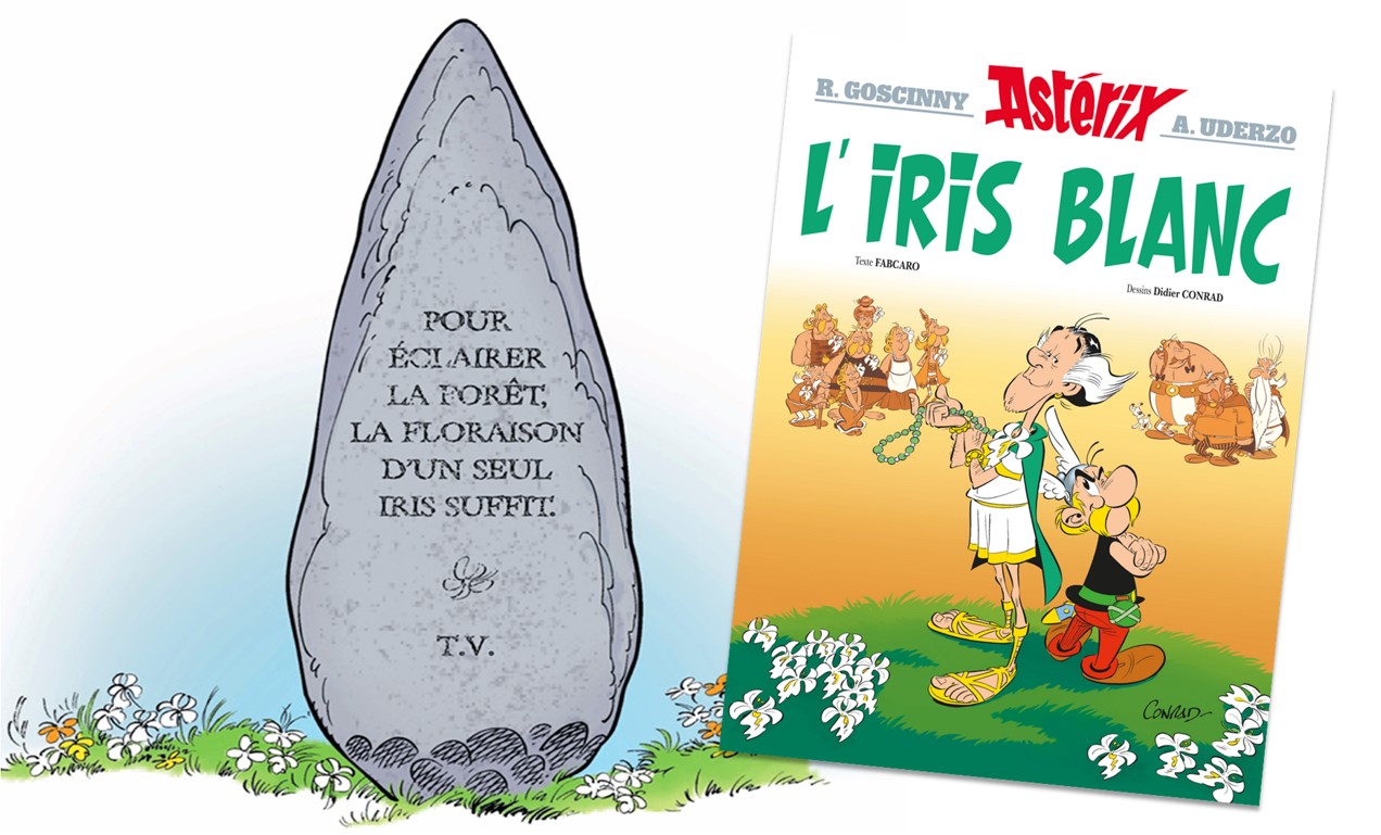 L’Iris blanc Astérix face au gourou Vicévertus pour sa 40ème aventure